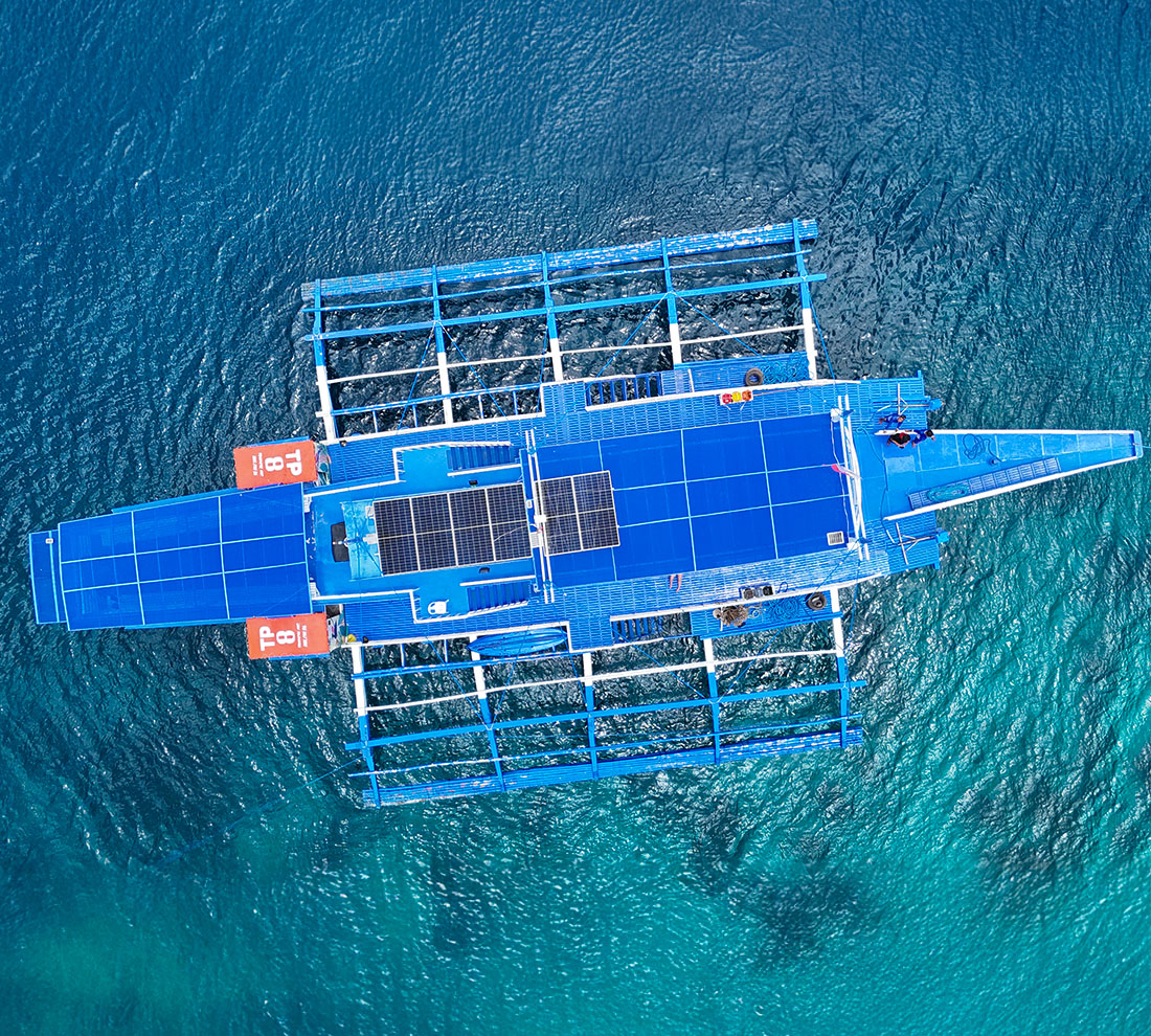 Bateau d'expédition El Nido – Coron vu du ciel