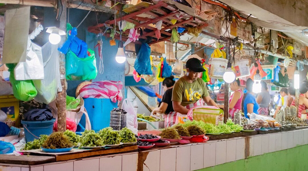 Le vieux marché à Puerto Princesa