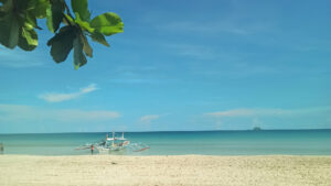 Port Barton Banka on the beach Palawan